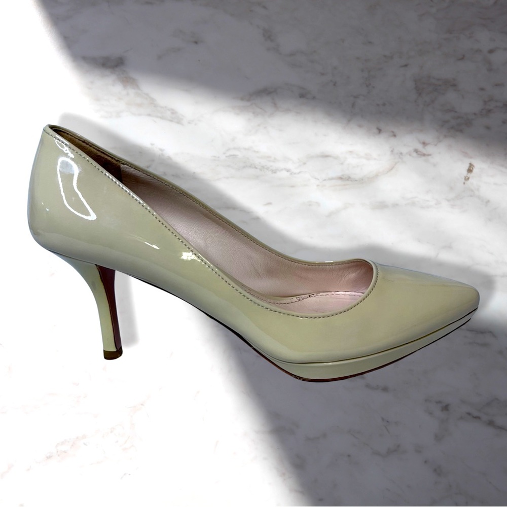 PRADA Authentic Nude Patent Leather Heels - Picture 9 of 12